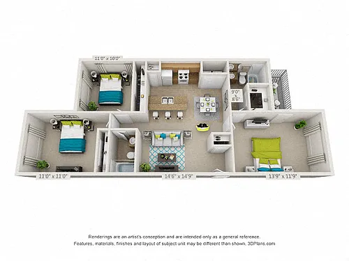 Floor plan The Castle