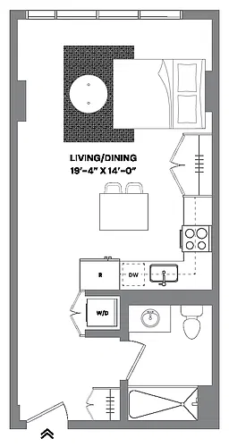 Floor plan 0B-3