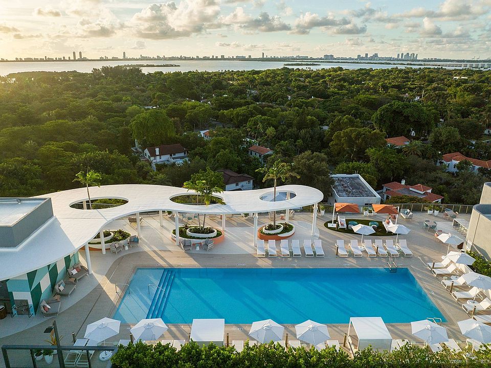 Rooftop Pool with Miami Skyline Views