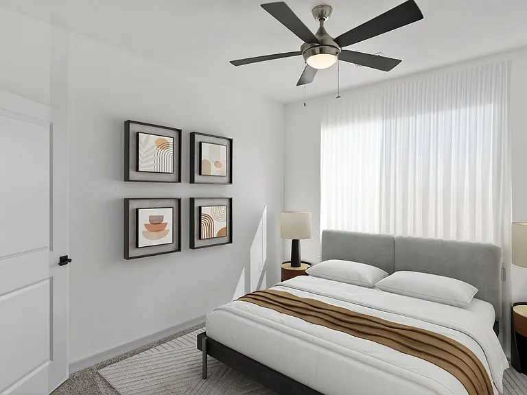 Spacious bedrooms that feel like home.