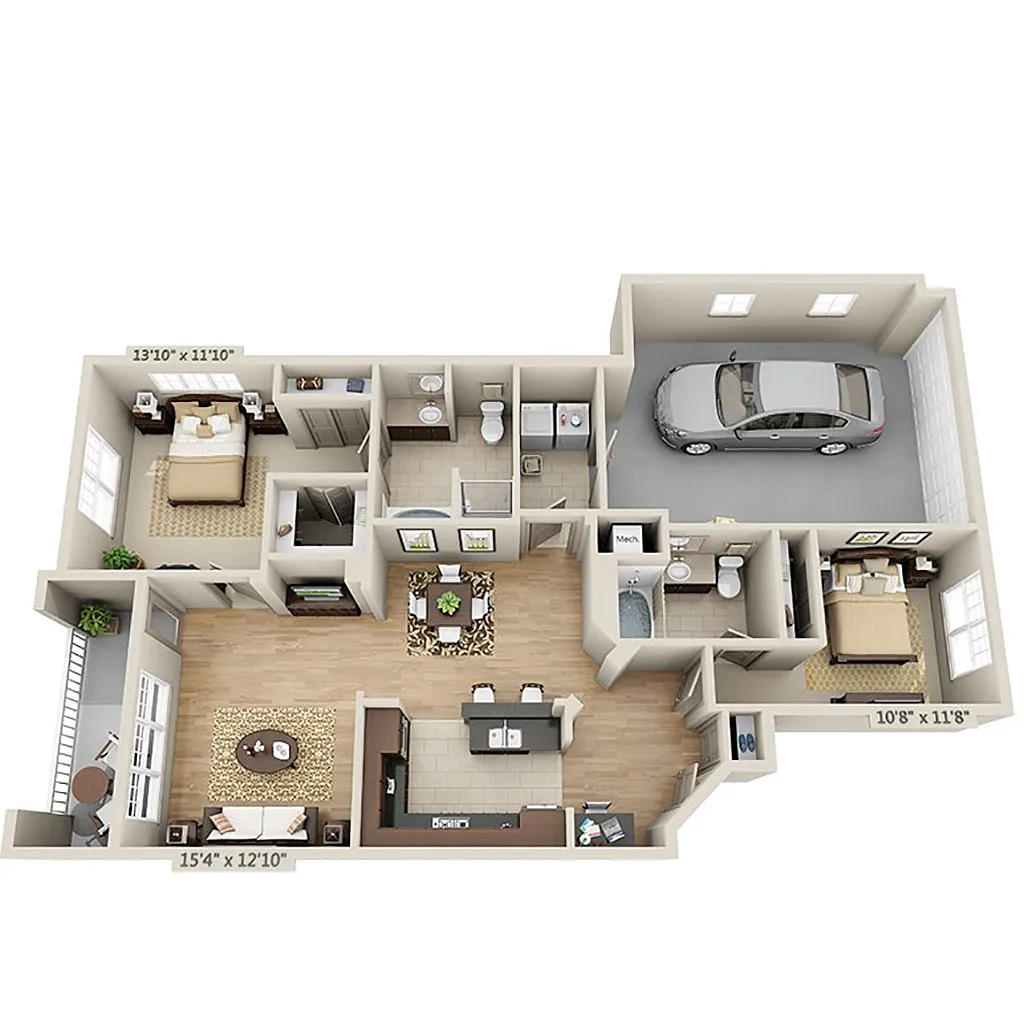 Floor plan B2AG