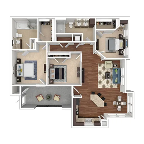 Floor plan Centennial - C1