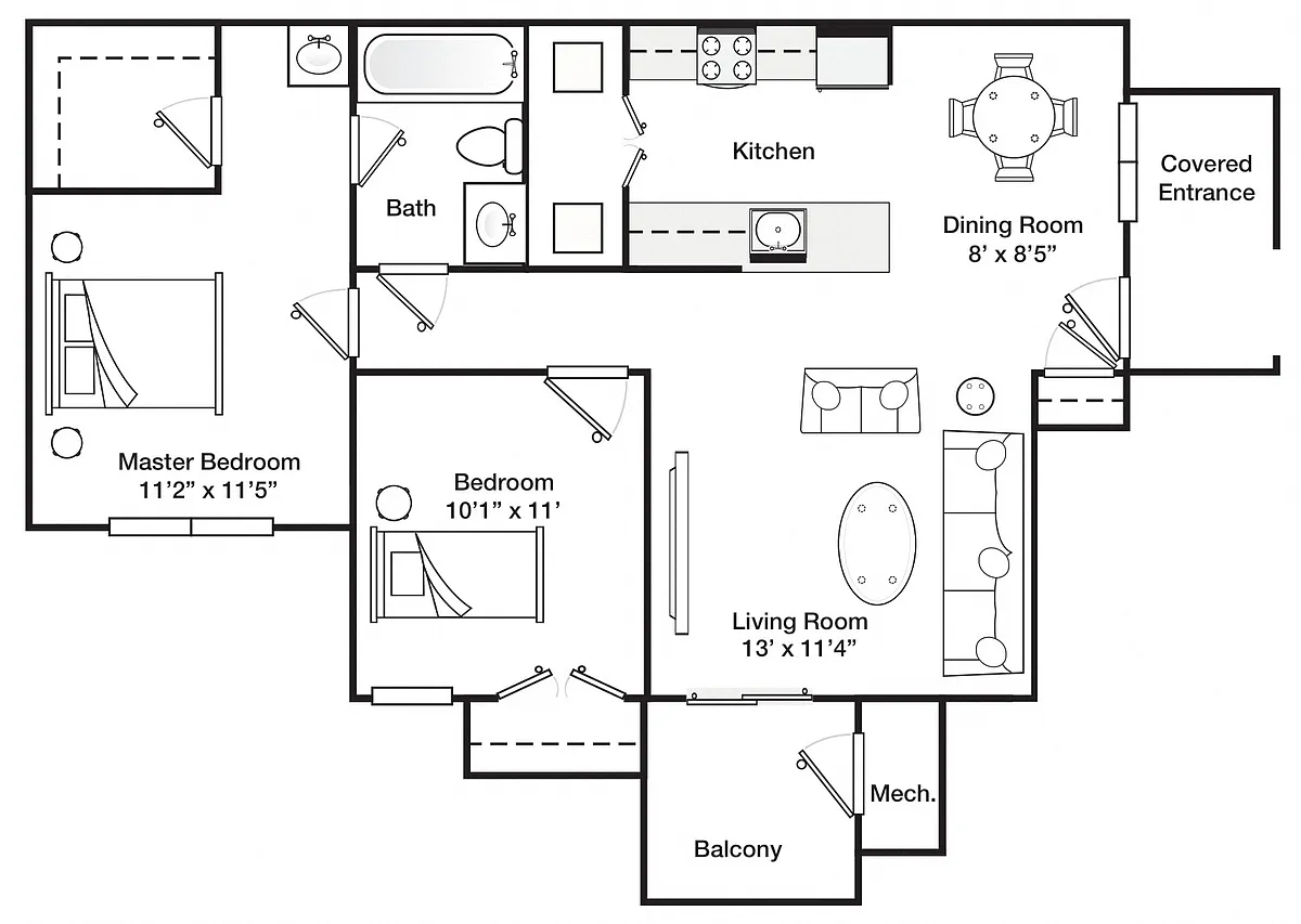 Floor plan Bel Air