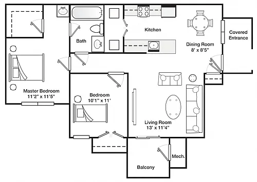 Floor plan Bel Air