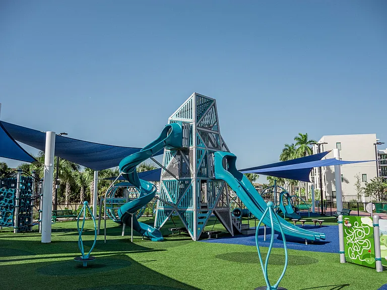 Nearby playground that residents have direct access to