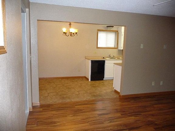 dining area and kitchen viewed from living room