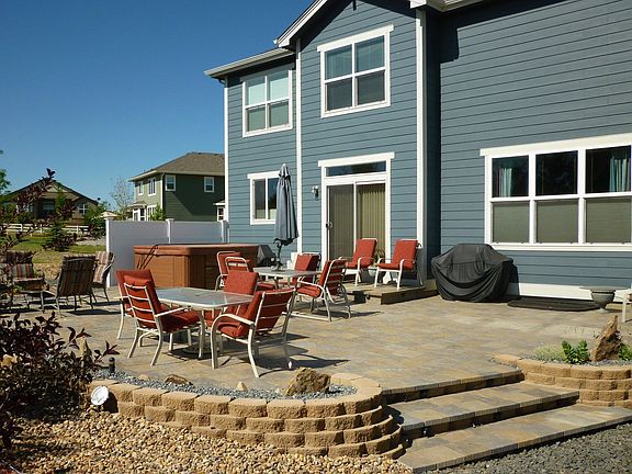 1100sf paver patio
