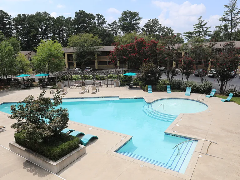 Aerial of Pool