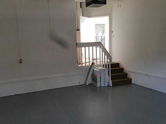 Large 2 car garage leads directly to front door.