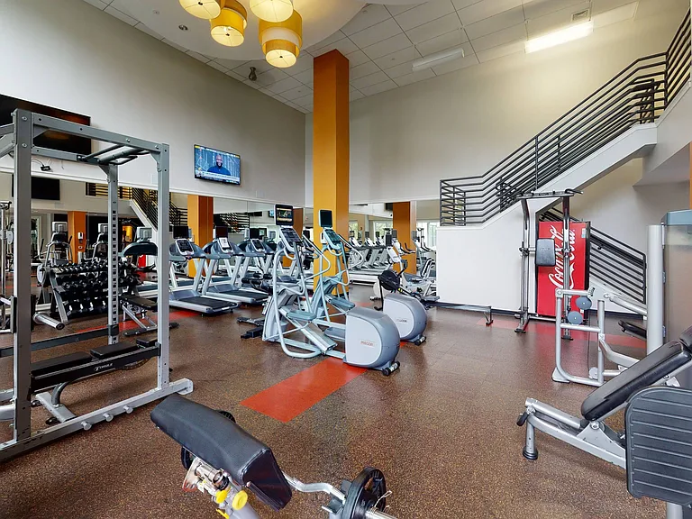 State-of-the-art fitness center open 24 hours