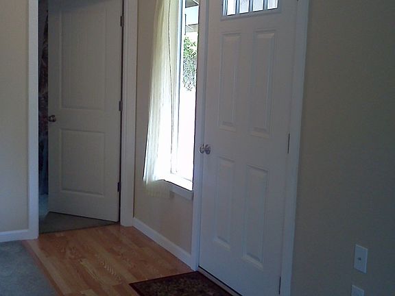 Entry way and door to den