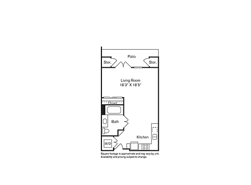 Floor plan Bowery Downtown