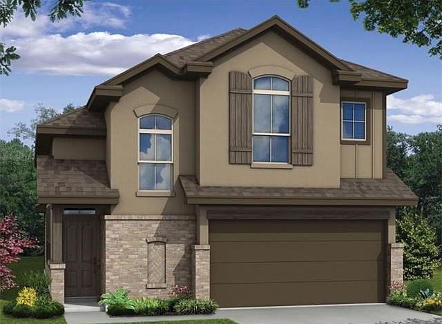 Actual home under construction.