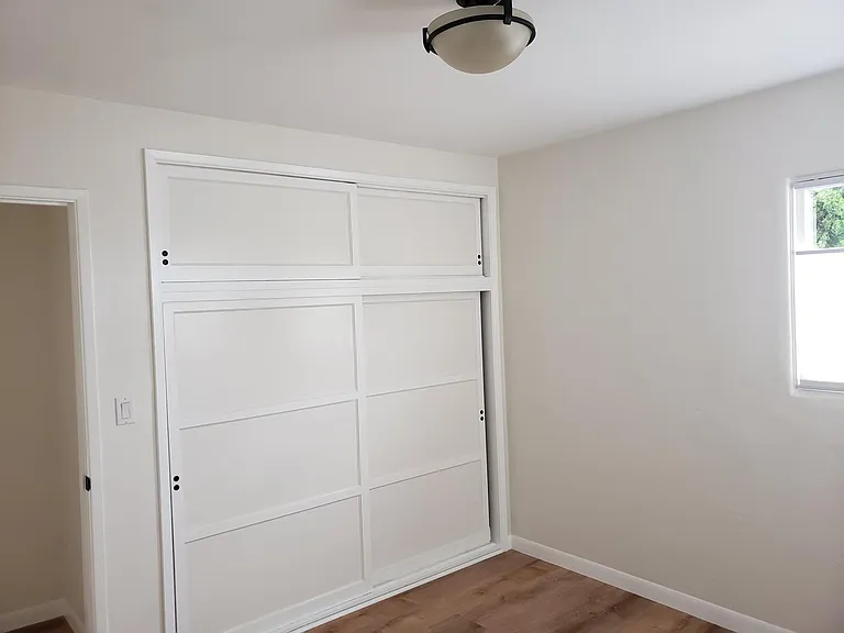 Southwest bedroom facing southeast.
