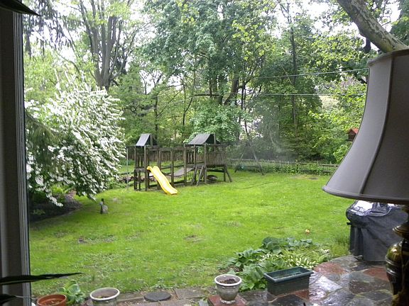 Backyard View from Living Room