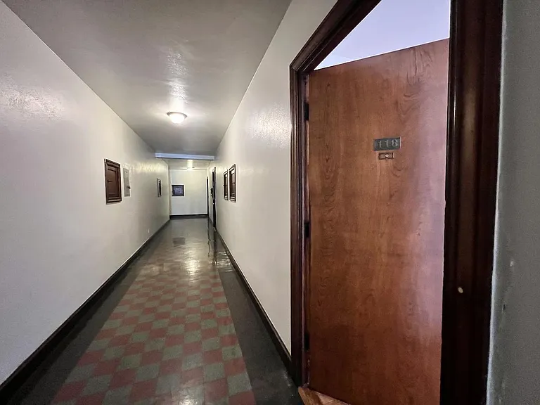 Looking the other way down the hall.