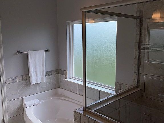 Tub in the master bath