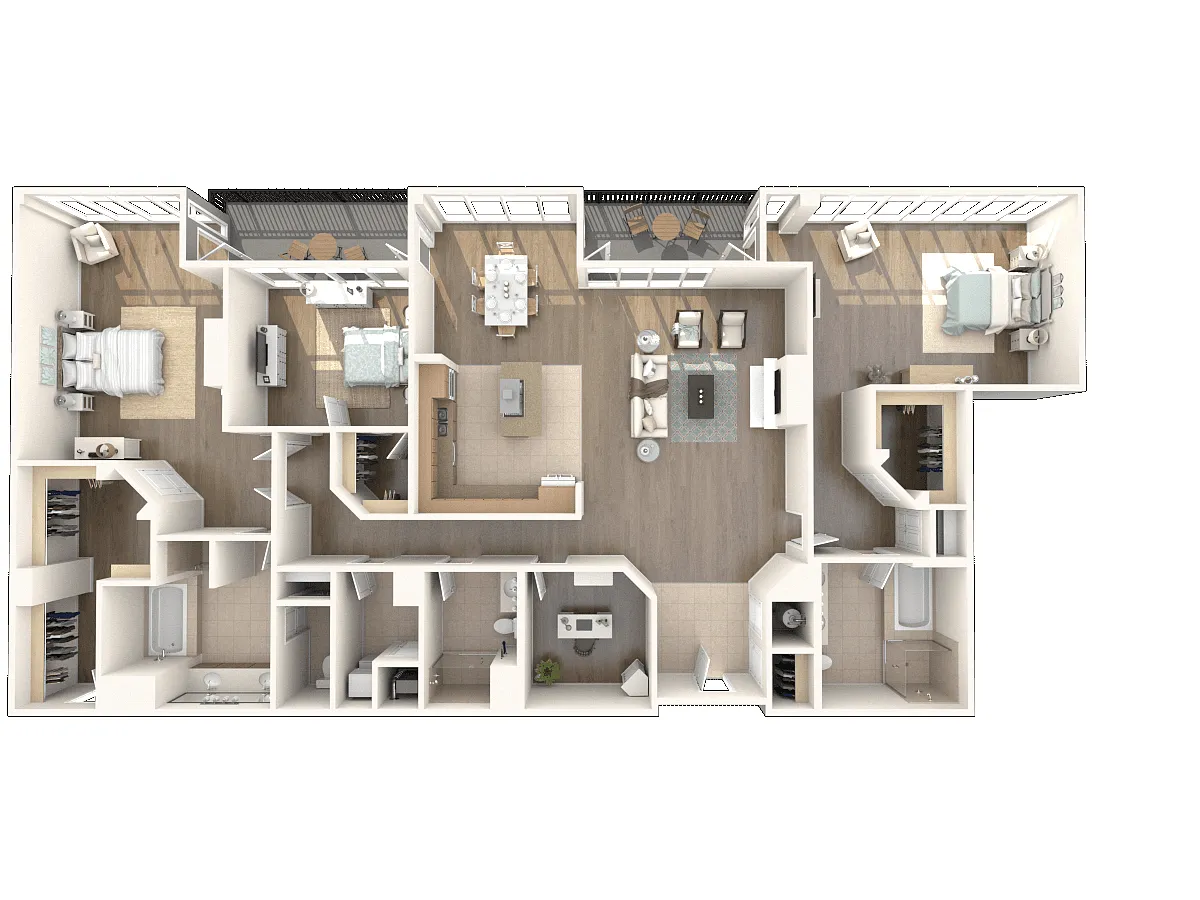 Floor plan SoHo - Penthouse