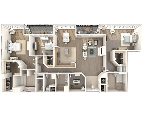 Floor plan SoHo - Penthouse