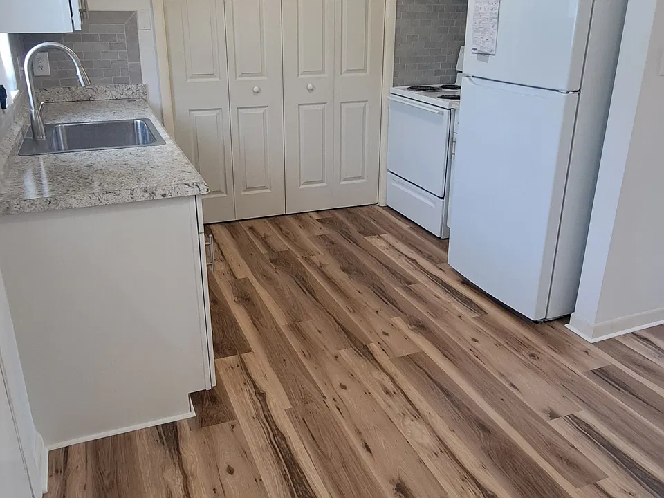 Washer and Dryer hookups in kitchen closet