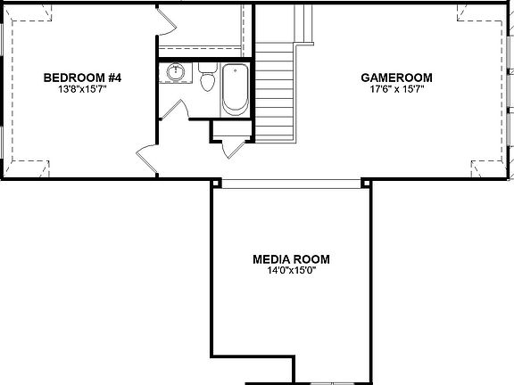 floor plan second level