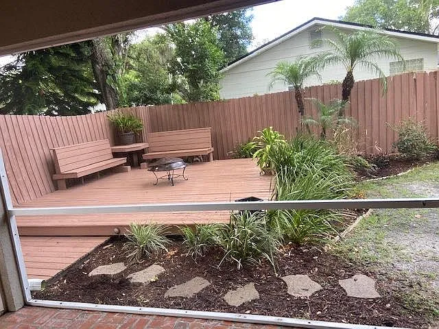 View from Screen porch