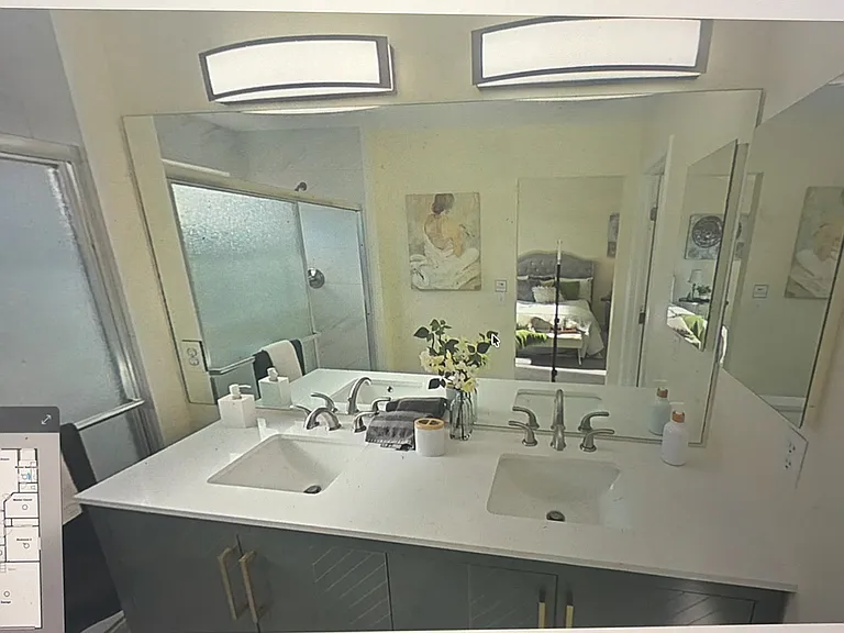 Master Bathroom. Toiler is to the right of the picture