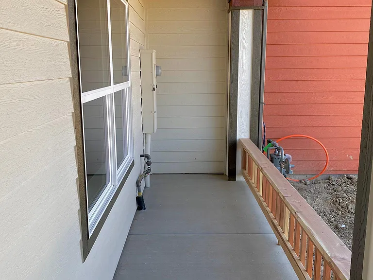 Front covered patio