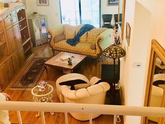 View looking down from upstairs