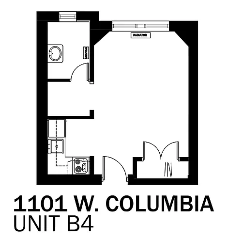Floor plan studio B4