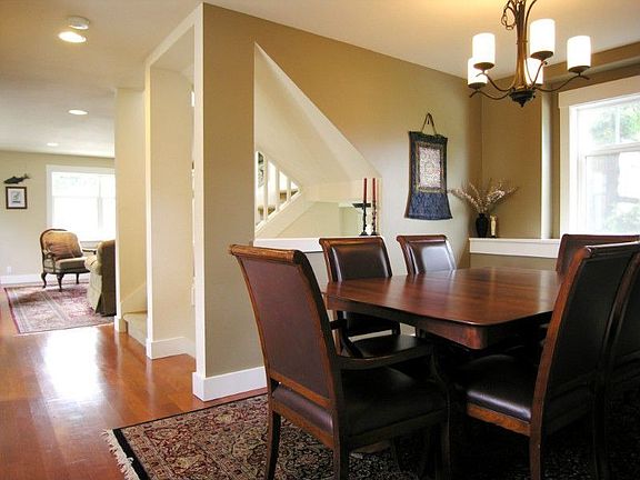 Nice sized dining room has room for large family table.