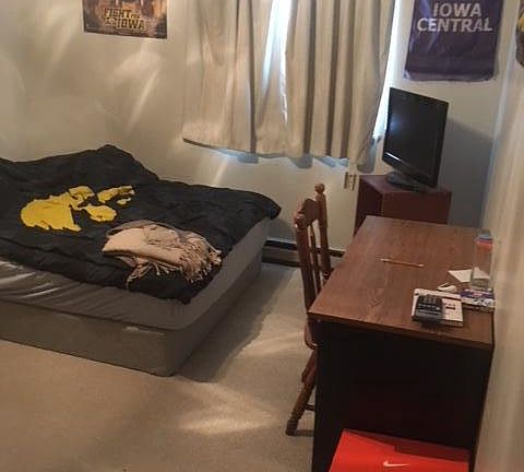 Both pictures are of the bedroom space. 