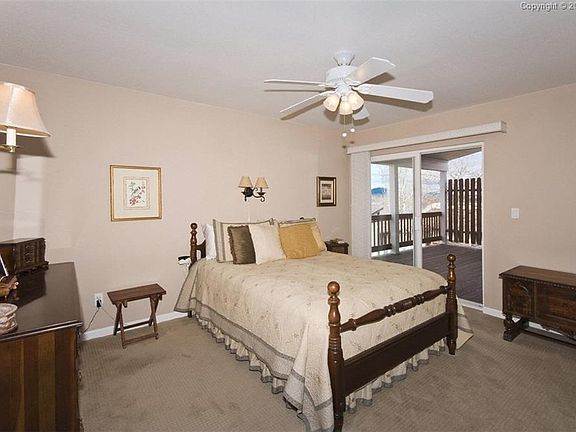 Master Bedroom & Walk-out to Covered Deck