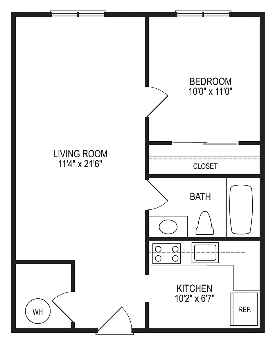 Floor plan The Merrimack