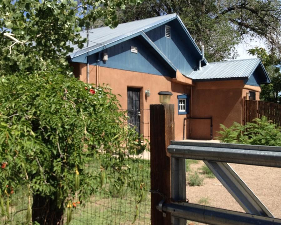 Gate at entrance of yard.