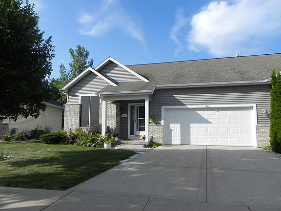Spacious 2-car garage.