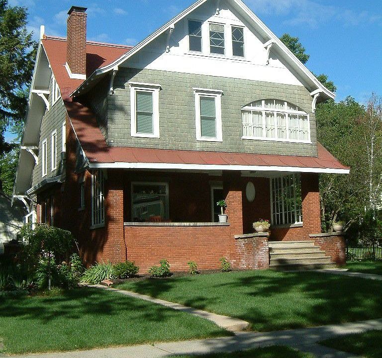 Brick Stucco and Slate