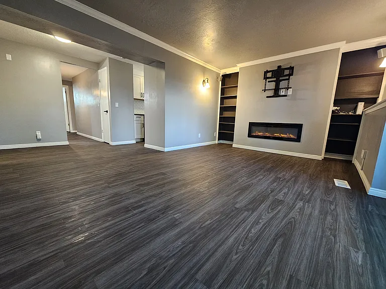 Living and dining rooms