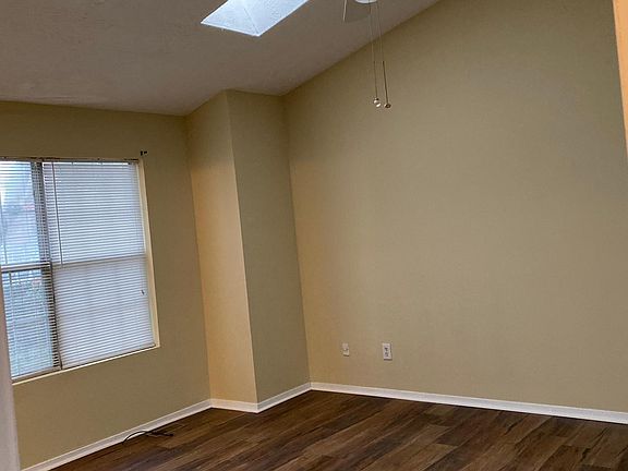 Back bedroom with skylights
