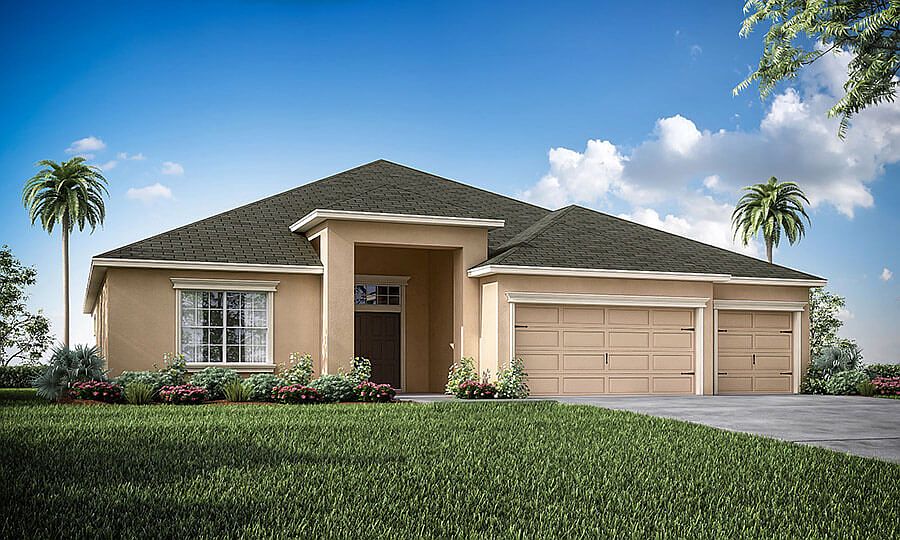 New construction home in Winter Haven, FL with 5 bedrooms plus a den