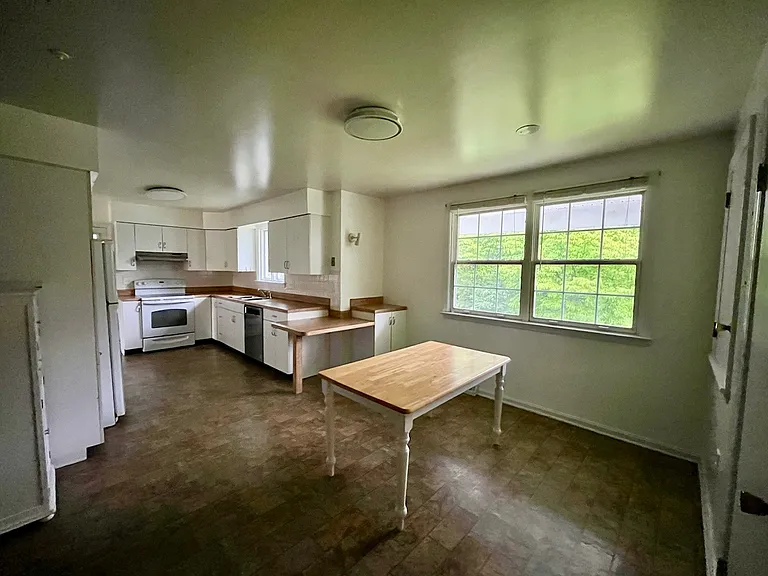 Kitchen and eating area