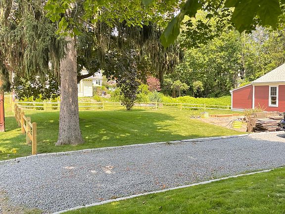 Fenced back yard