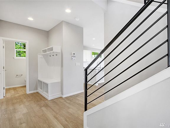 Garage Entry - Plan 2114 built at another Harbour Homes community - details will vary