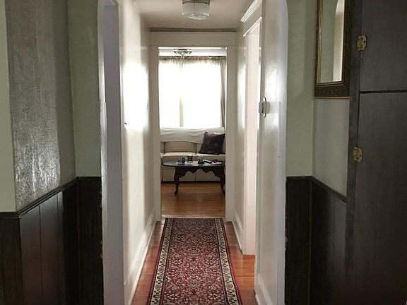 Hallway to bedroom and living room