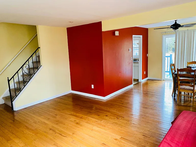 Freshly painted huge Living / Dining space