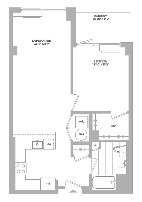 Floor plan A2.2 -1x1