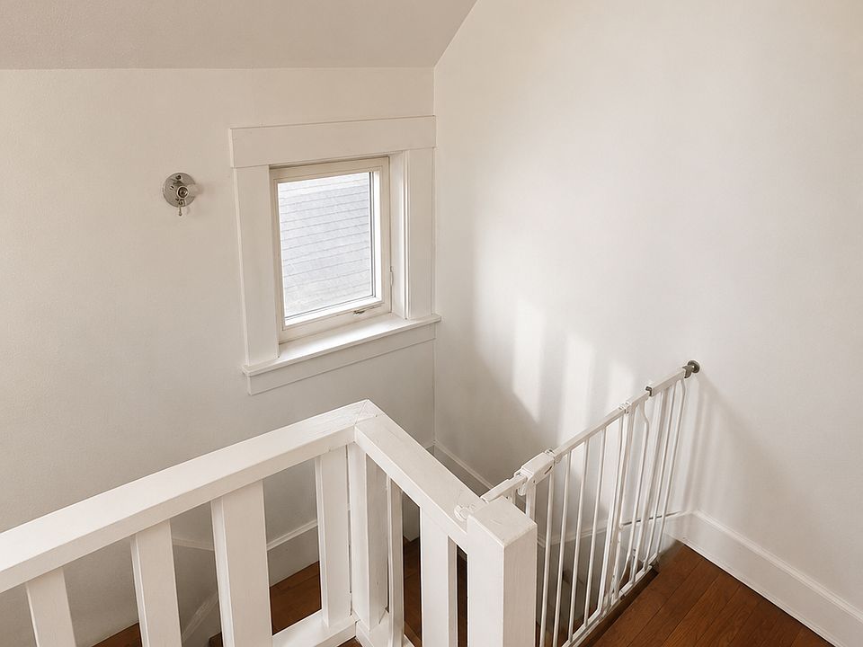 Top of stairs.