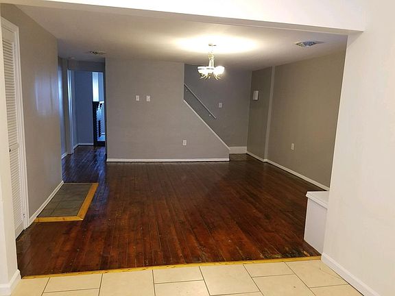 View of open dining room from the kitchen