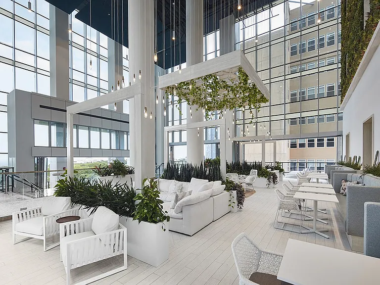 Indoor Winter Garden Entertainment Lounge