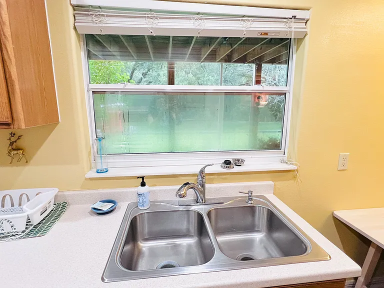 Kitchen with beautiful view